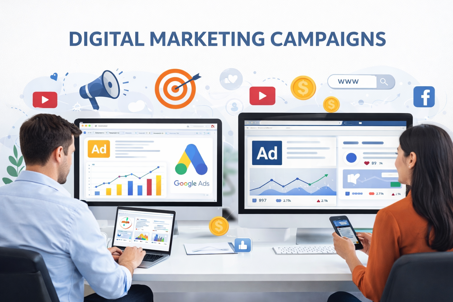Digital Marketing Ad Campaigns as per budget